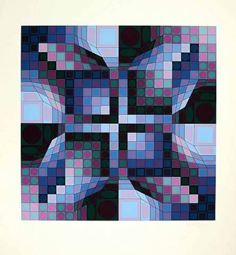 Victor Vasarely – Firka – Silkscreen Victor Vasarely – Firka – Silkscreen