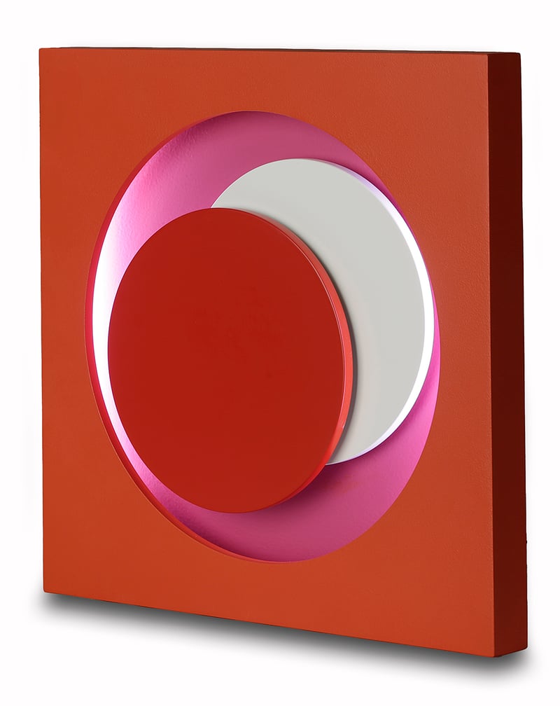 Geneviève Claisse – Cercle rouge, 1968-2014 – Mixed Media