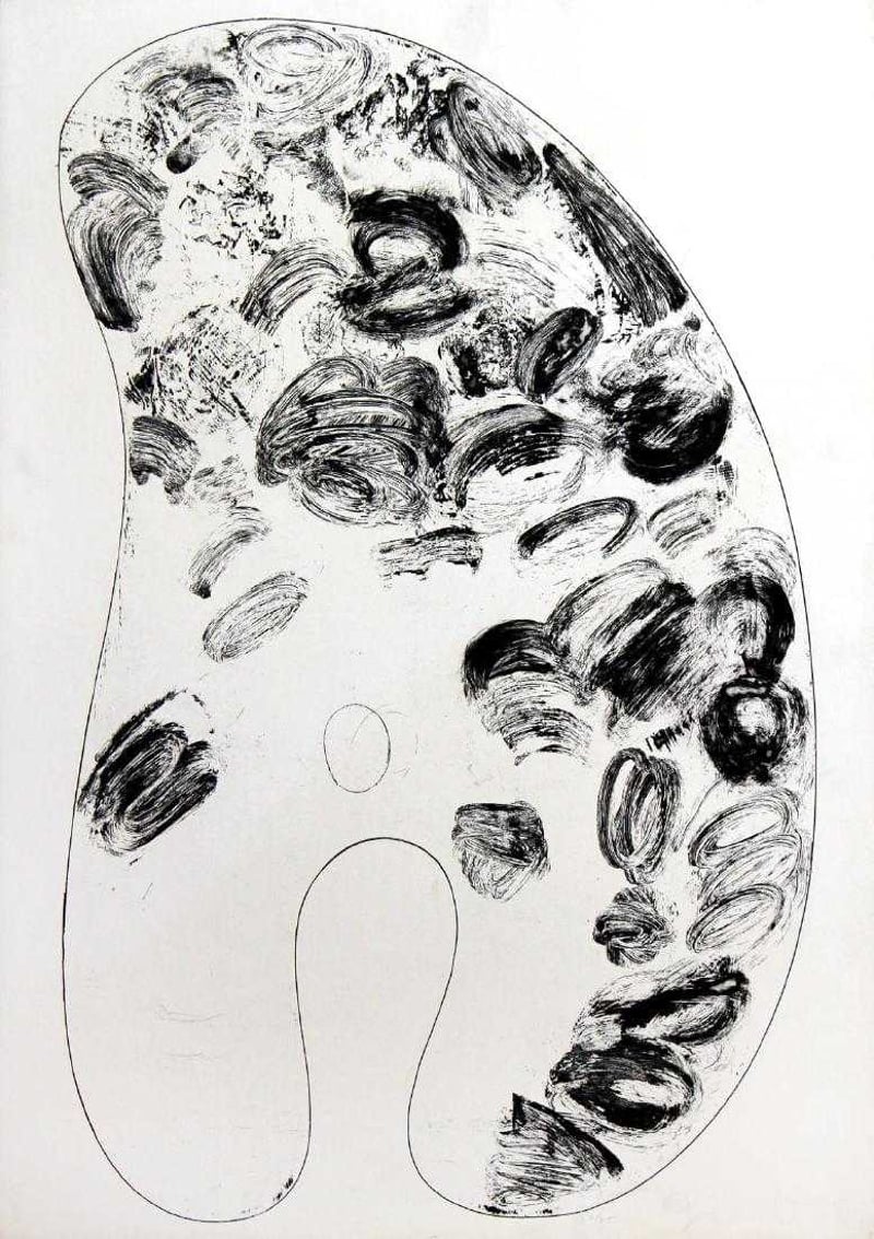 Jim Dine – Palette III, 1969 – Etching Jim Dine – Palette III, 1969 – Etching