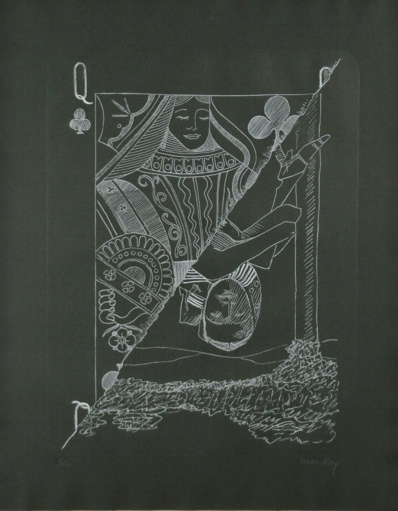 Man Ray – Queen of Spades, 1970 – Aguafuerte Man Ray – Queen of Spades, 1970 – Aguafuerte