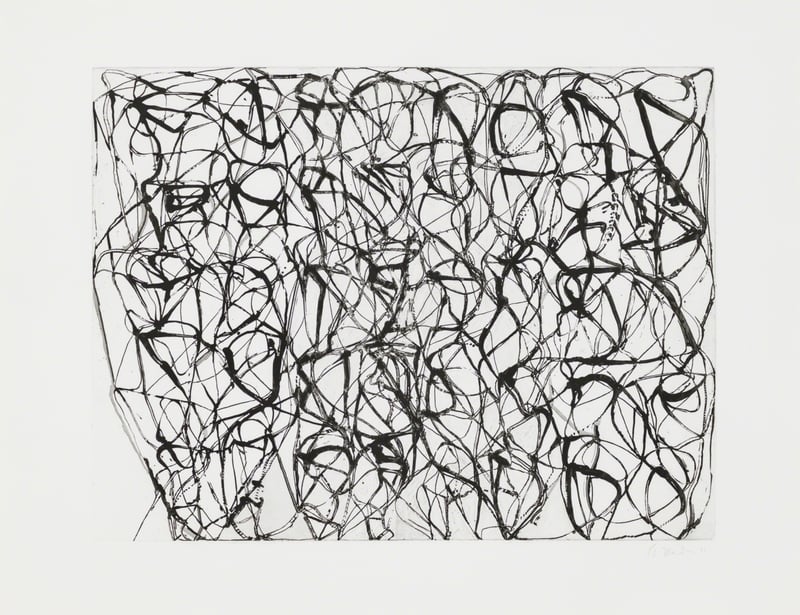 Brice Marden – Cold Mountain, 1991 – Etching and Aquatint