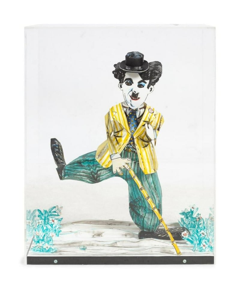 Red Grooms – Charlie Chaplin, 1986 – Lithographie