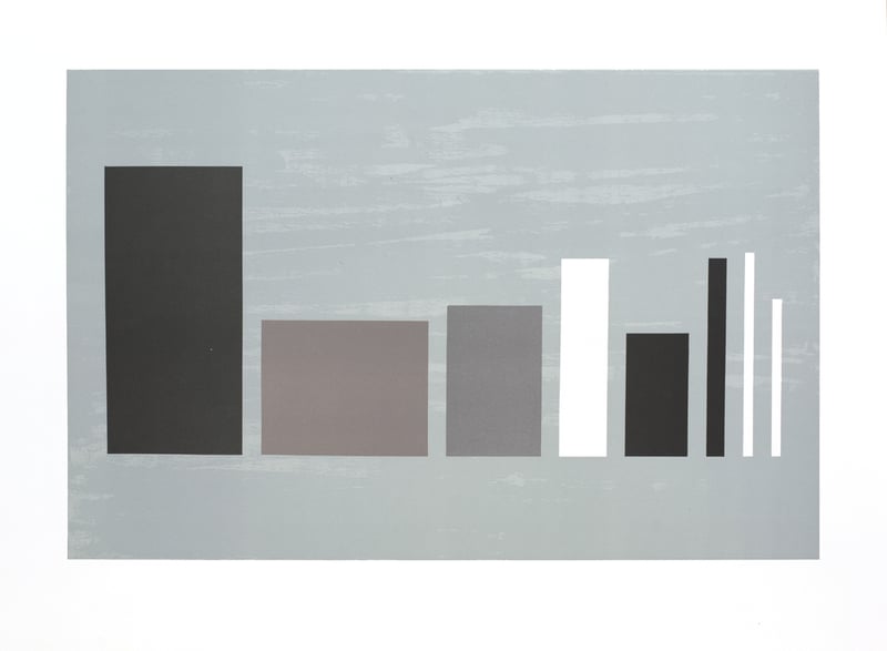David Diao – Berlin-Chair Unassembled 1, 2019 – Lithographie David Diao – Berlin-Chair Unassembled 1, 2019 – Lithographie