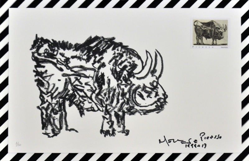 Nelson Leirner – Cartas a...1, 2012 – Técnica mixta