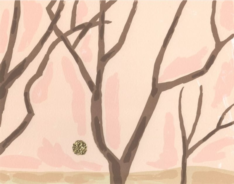 Yuko Murata – Untitled  (Winter Trees), 2012 – Técnica mixta