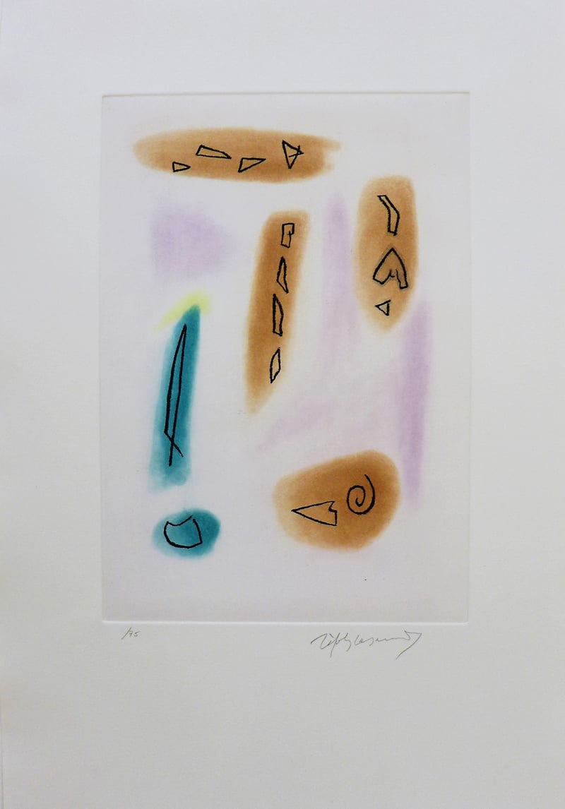 Albert Ràfols-Casamada – Primavera-4, 2002 – Gravure