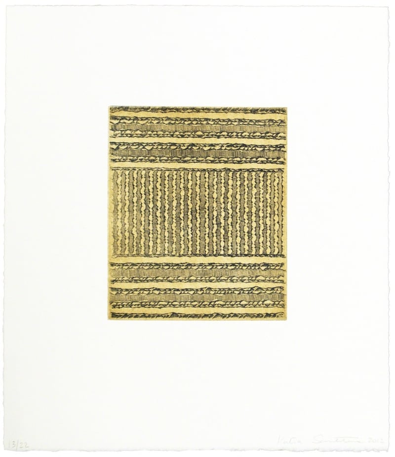 Katia Santibañez – Volver a las islas, 2013 – Radierung