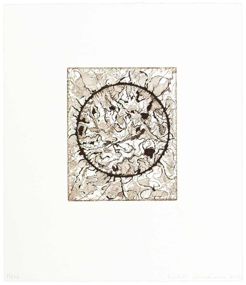 Katia Santibañez – Al interior de las memorias, 2013 – Etching