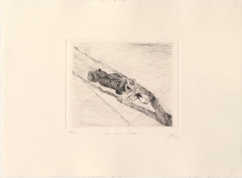 Sandra Gamarra – Los nuevos Oradores I, 2010 – Kaltnadel