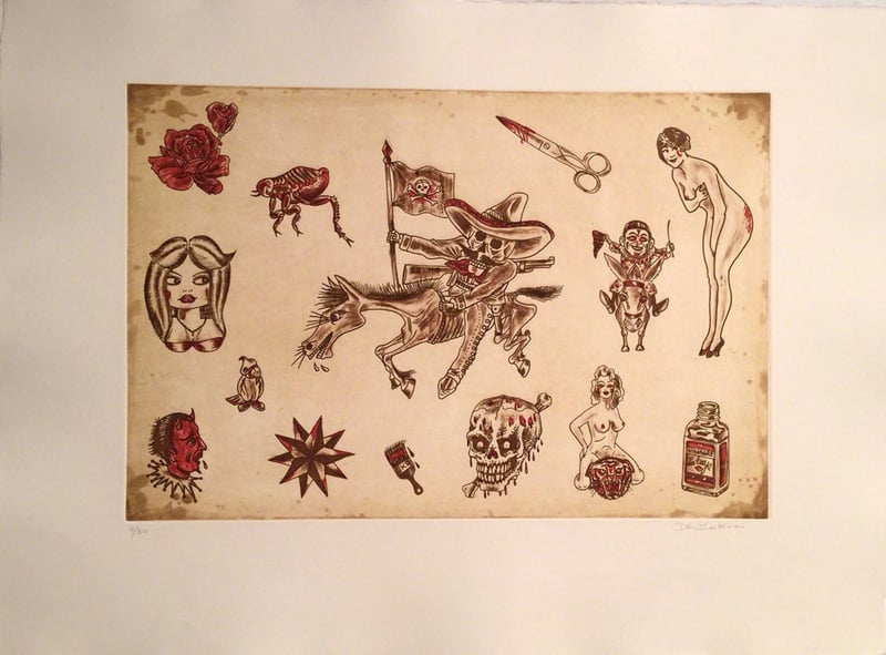 Dr Lakra – Untitled, #9, 2008 – Gravure