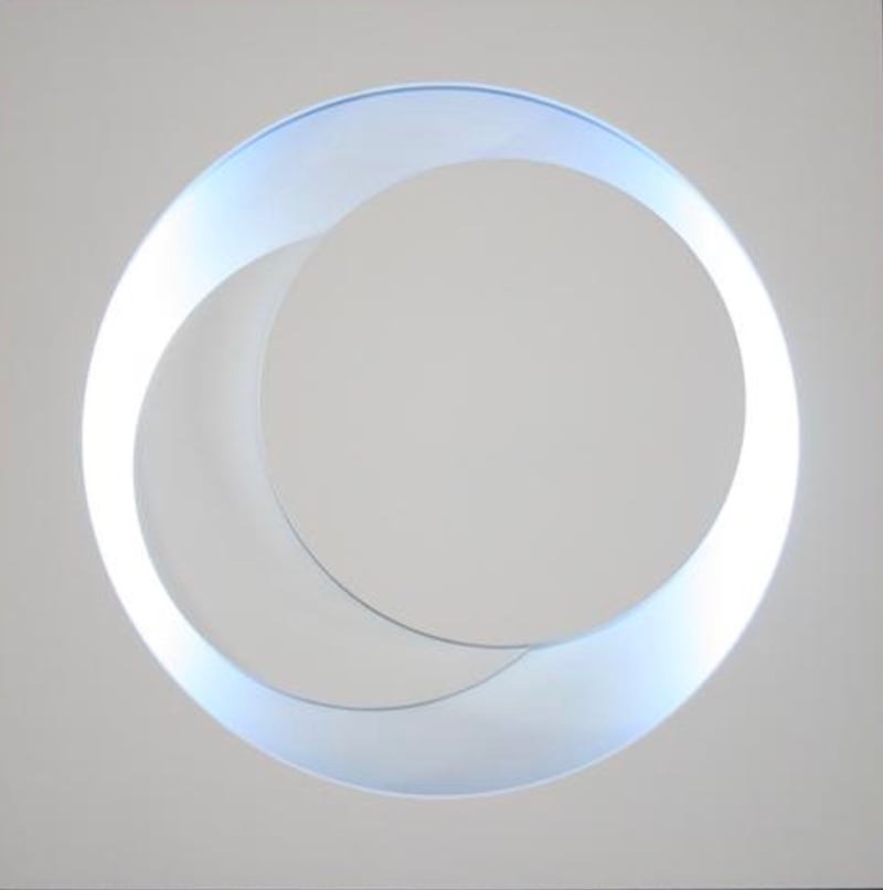 Geneviève Claisse – Cercles Blancs, 1968/2014 – Mixed média