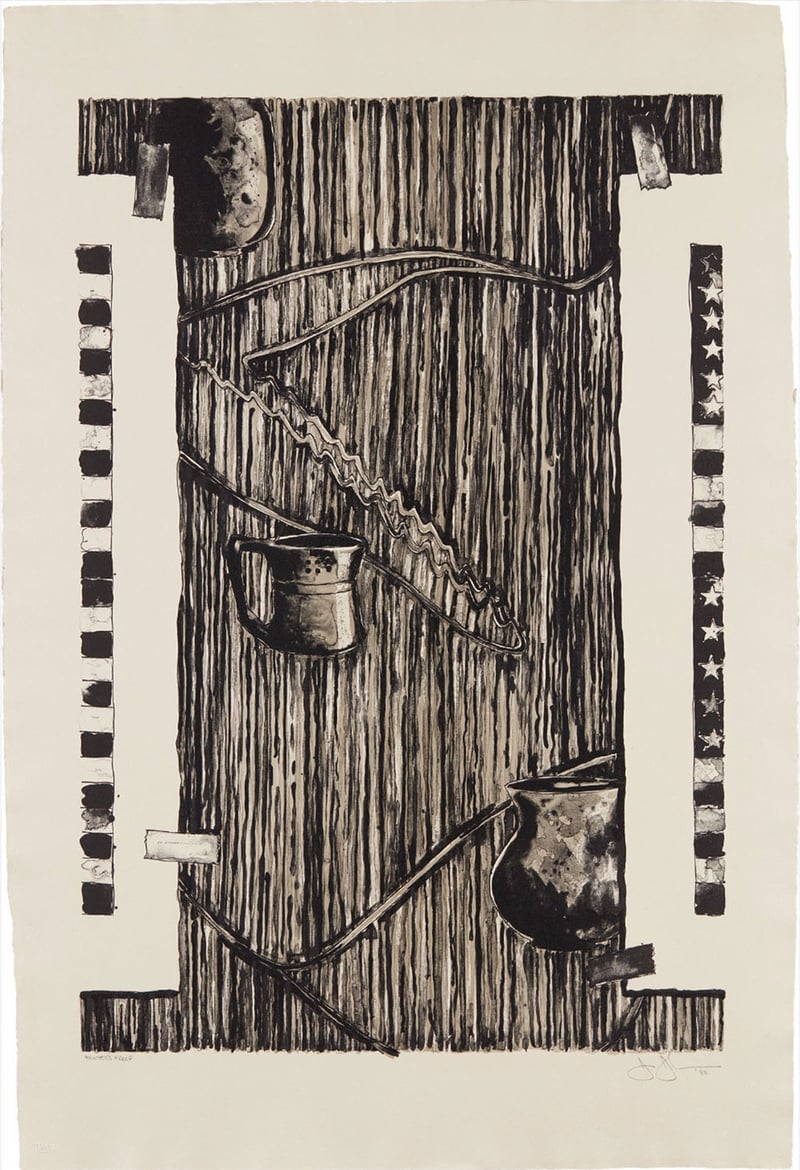 Jasper Johns – Ventriloquist, 1990 – Lithograph