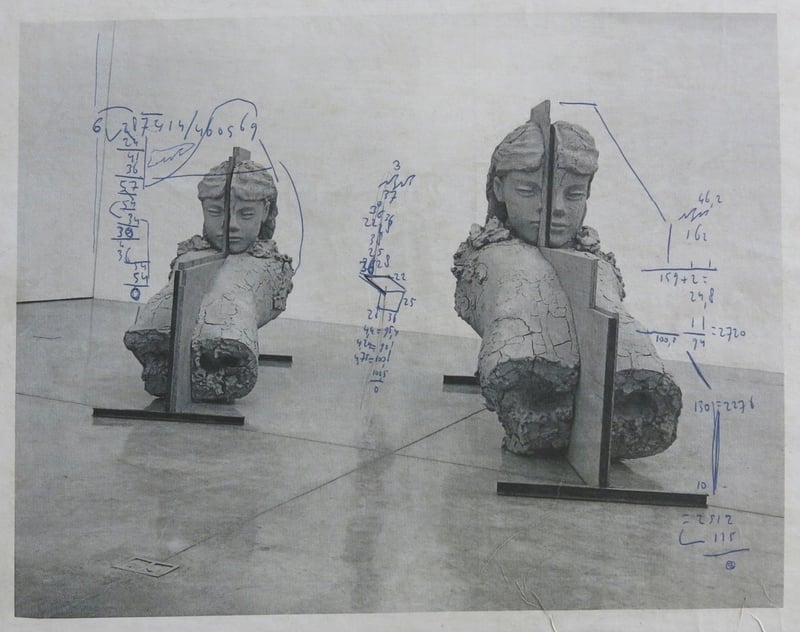 Mark Manders – Man-size Calculation Casting Shadow, 2017 – Gemengde techniek.