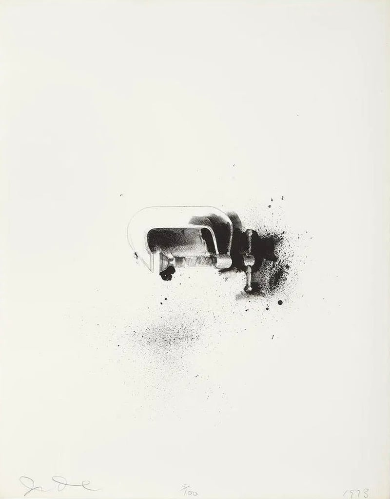Jim Dine – C-Clamp, 1973 – Lithograph