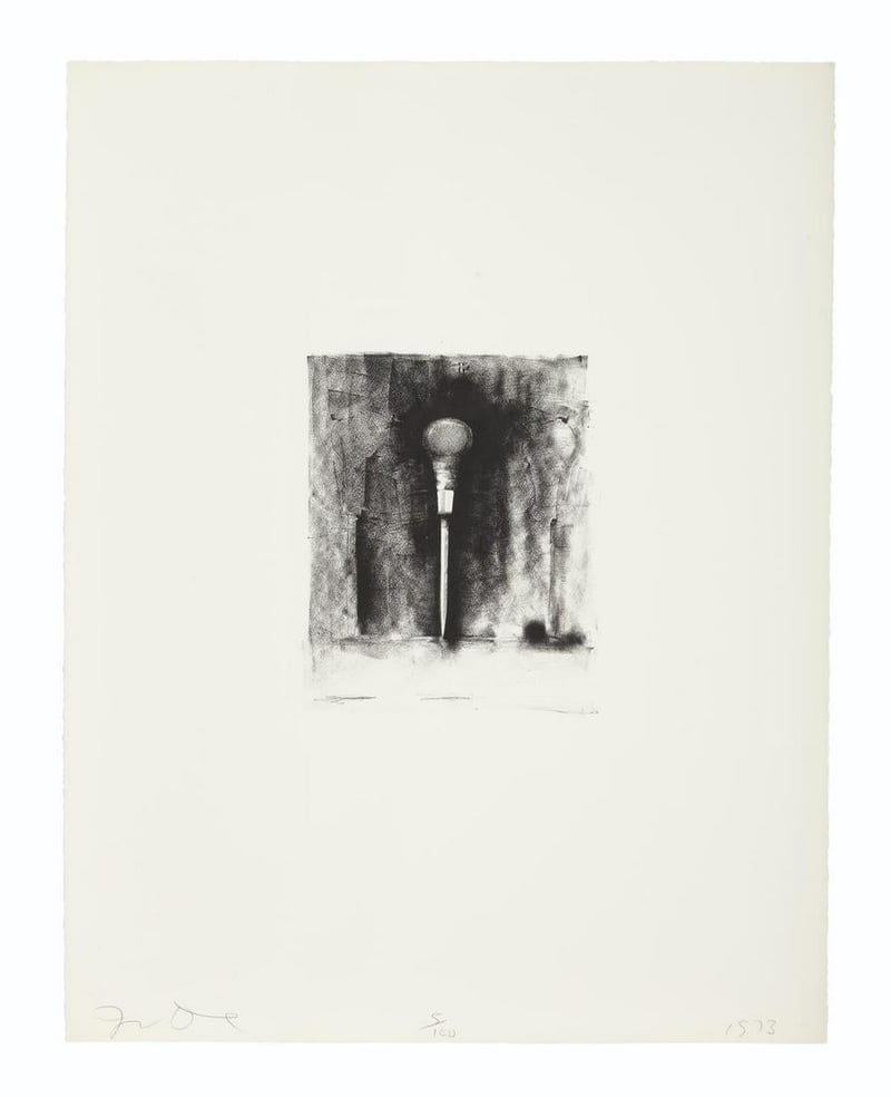 Jim Dine – Awl, 1973 – Lithograph Jim Dine – Awl, 1973 – Lithograph