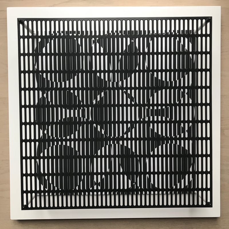 Antonio Asis – Vibration 9 petits et 4 grands cercles, 2010 – Mixed Media