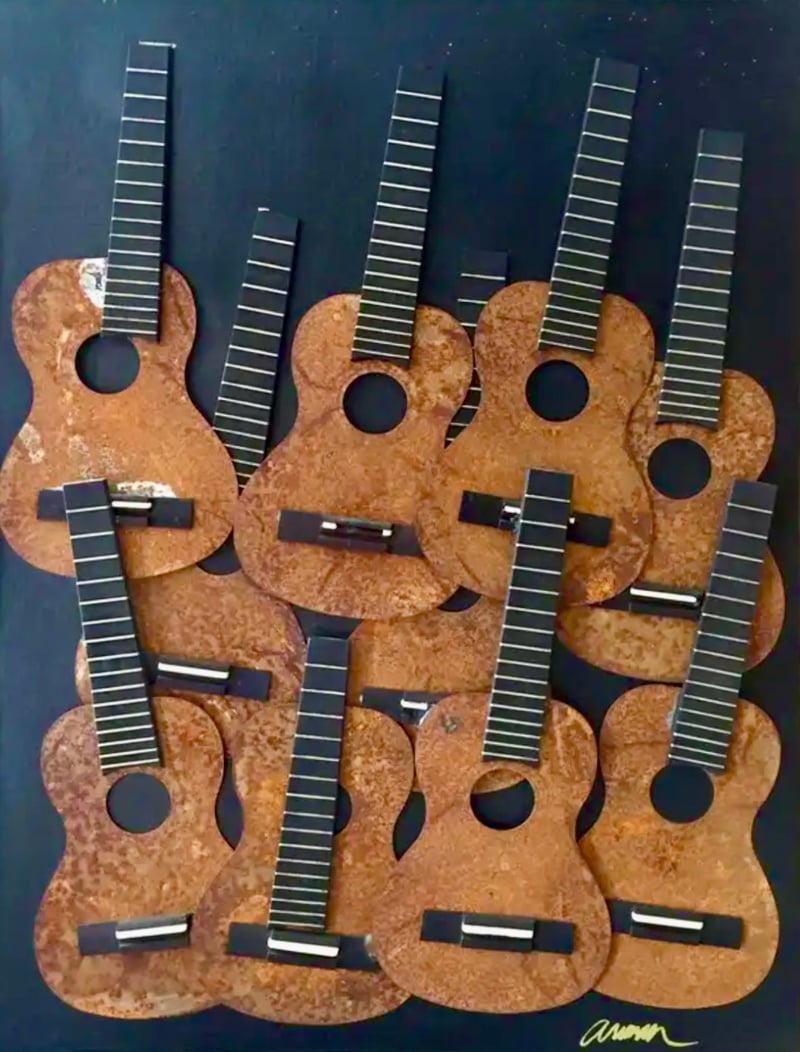 Fernandez Arman – Cavaquinho, 2002 – Metaal Fernandez Arman – Cavaquinho, 2002 – Metaal