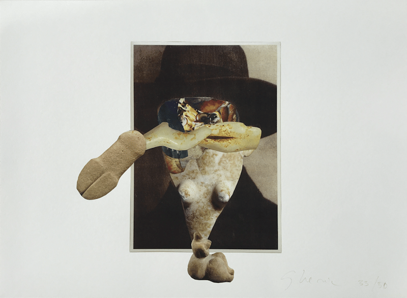 Adrian Ghenie – Fernando Pessoa, 2020 – Impression numérique sur papier