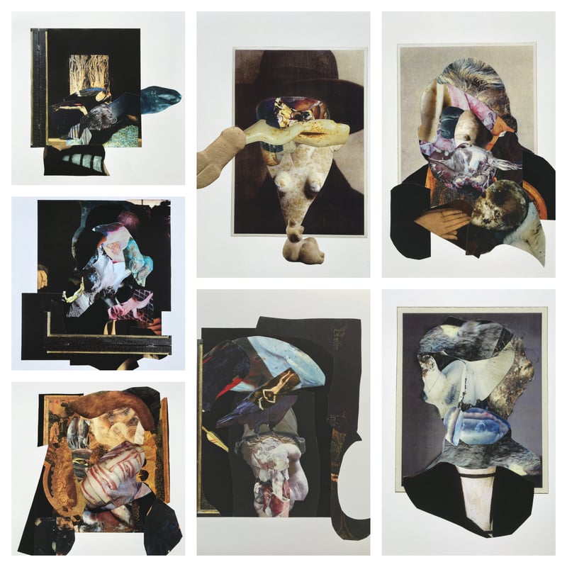 Adrian Ghenie – Nevermore (Portfolio of 7), 2020 – Impression numérique sur papier