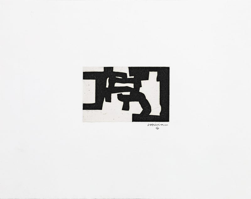 Eduardo Chillida – Aurrera, 1967 – Aguafuerte Eduardo Chillida – Aurrera, 1967 – Aguafuerte