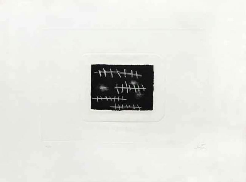 Antoni Tapies – Le Tableau, 1970 – Etching
