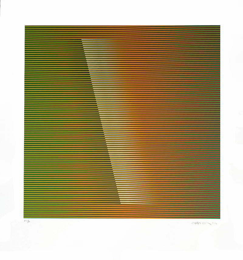 Carlos Cruz-Diez – Medellín 3, 2013 – Serigraph Carlos Cruz-Diez – Medellín 3, 2013 – Serigraph