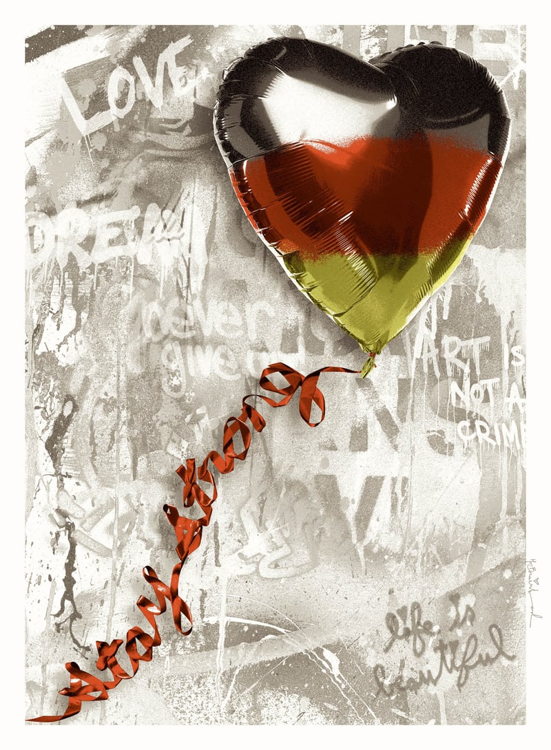 Mr. Brainwash – Stay Strong Germany, 2020 – Siebdruck