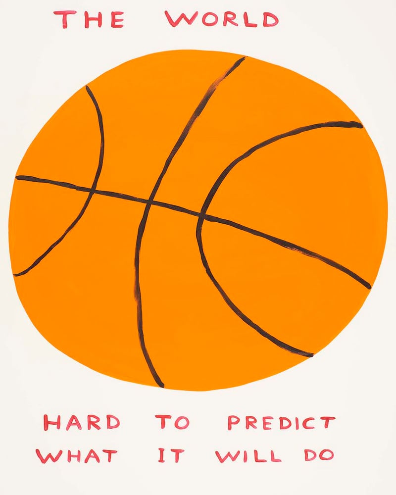 David Shrigley – The World, 2020 – Screen-print David Shrigley – The World, 2020 – Screen-print