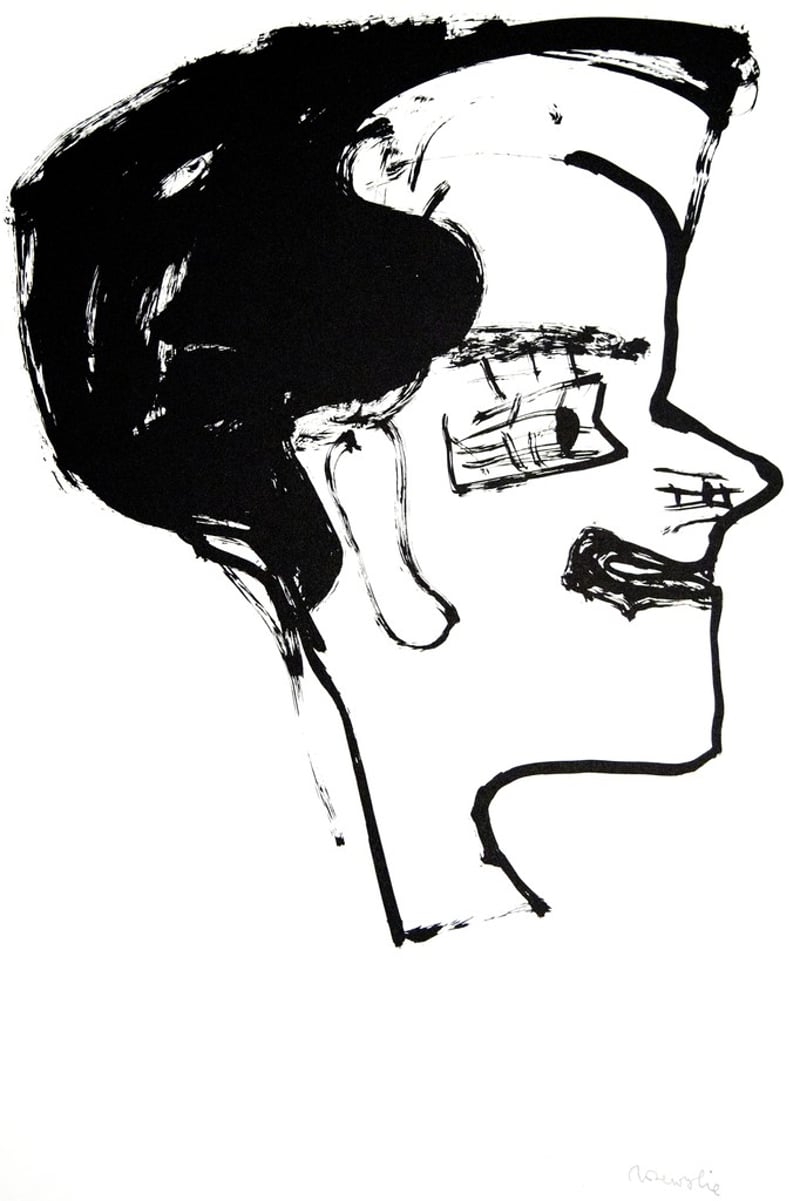 Rose Wylie – Portrait 11, 2017 – Lithograph