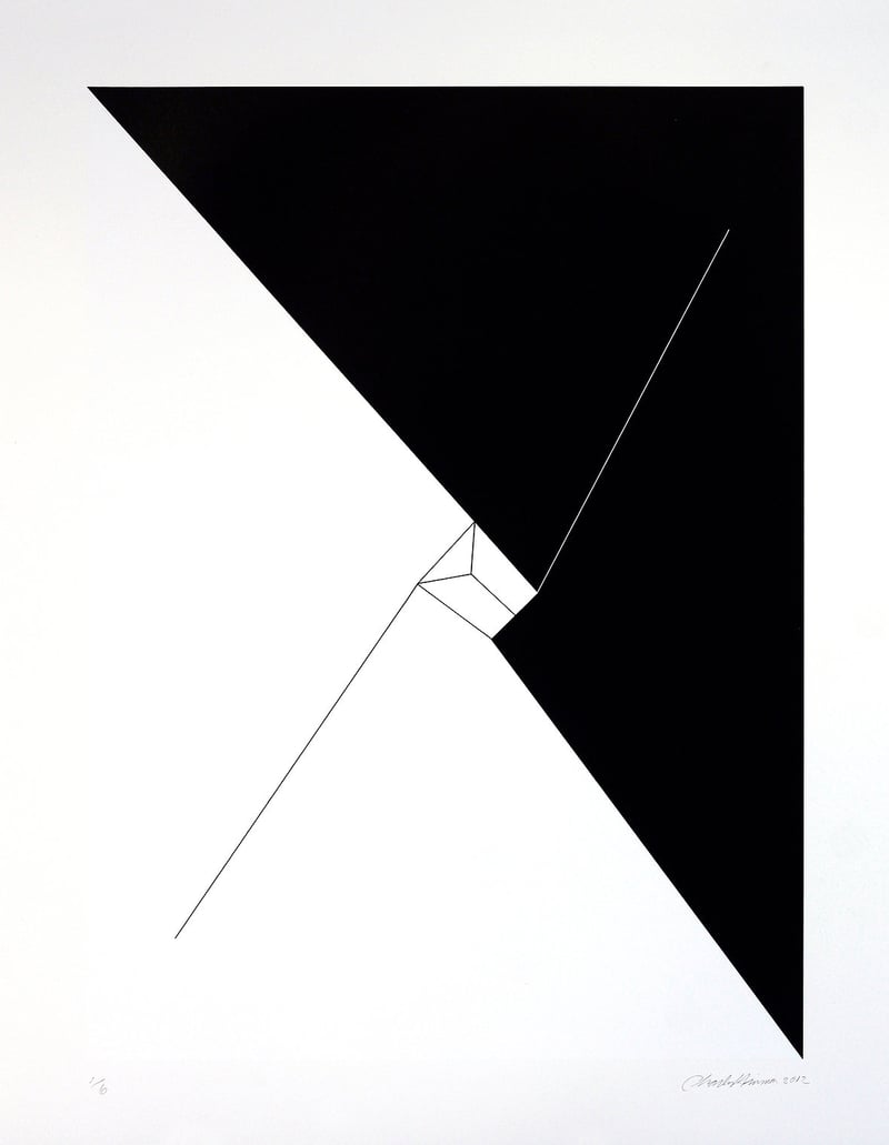 Charles Hinman – Declivity, 2012 – Silkscreen