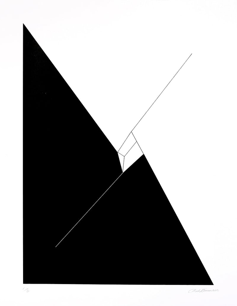 Charles Hinman – Acclivity, 2012 – Silkscreen