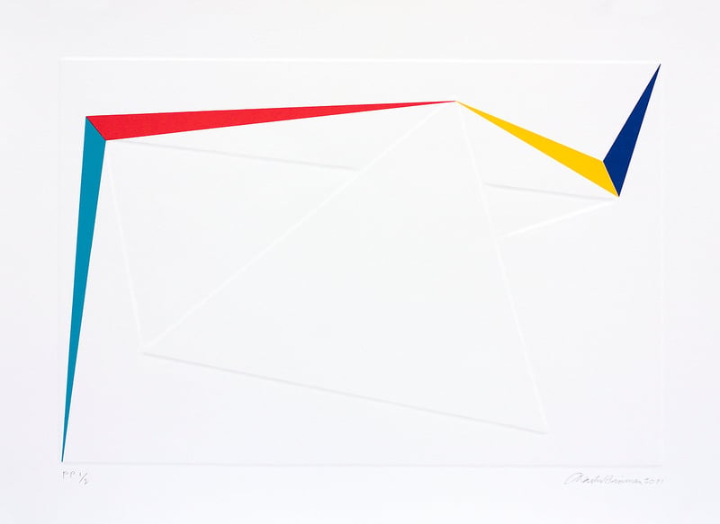 Charles Hinman – Aventurine, 2014 – Silkscreen