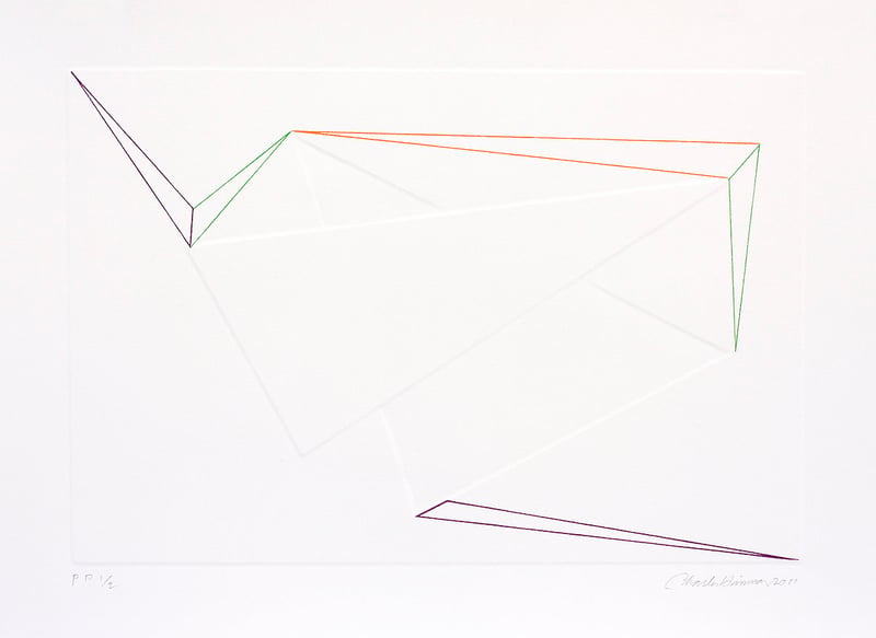 Charles Hinman – Chrysoprase, 2014 – Silkscreen
