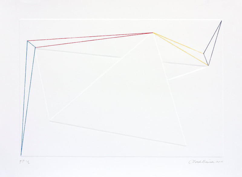 Charles Hinman – Agate, 2014 – Silkscreen