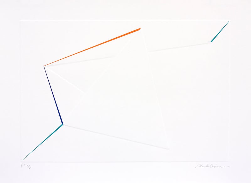 Charles Hinman – Carnelian, 2014 – Silkscreen