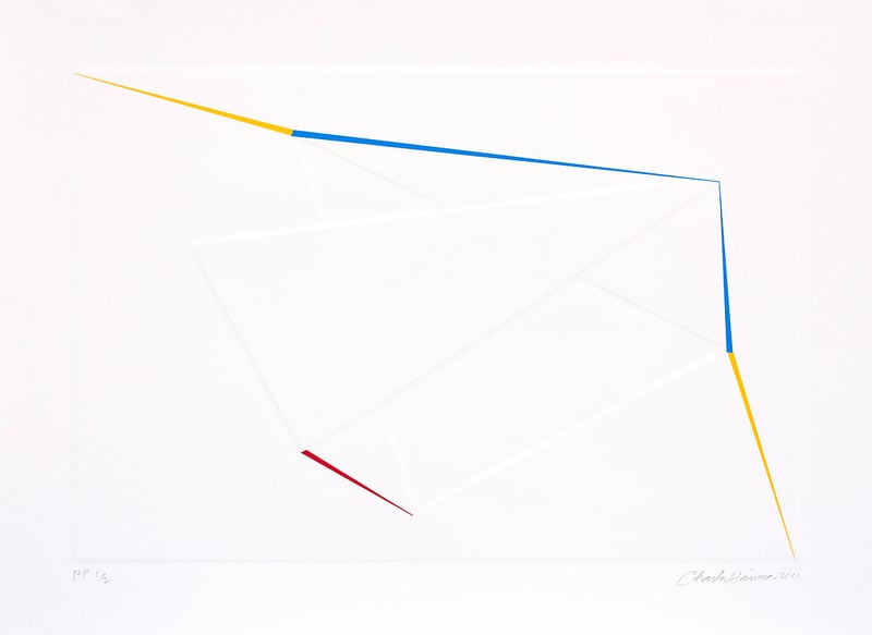 Charles Hinman – Aragonite, 2014 – Silkscreen