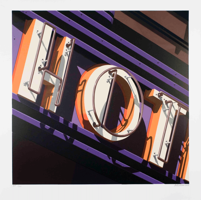 Robert Cottingham – Hot, 2009 – Sérigraphie/Silkscreen