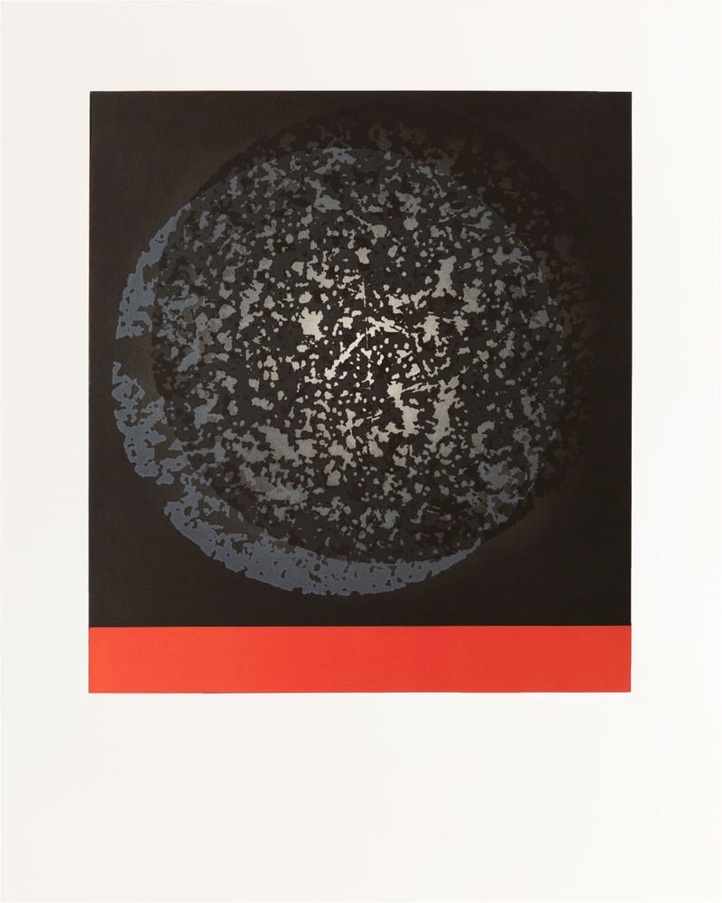 Eva Rothschild – Eclipse (Red), 2021 – Etching and Aquatint