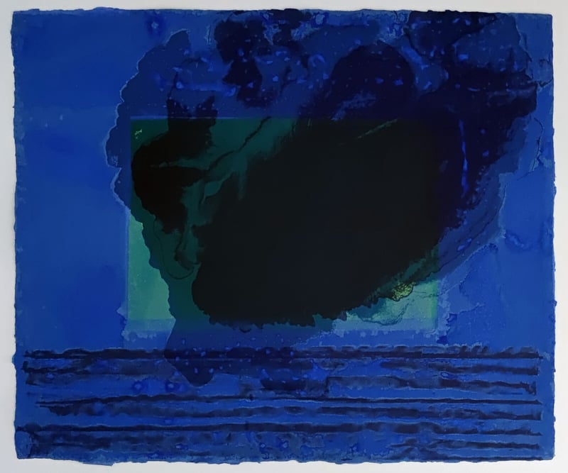 Howard Hodgkin – A Storm, 1977 – Técnica mixta
