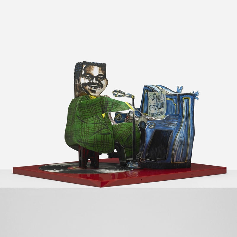Red Grooms – Fats Domino, 1984 – Técnica mixta Red Grooms – Fats Domino, 1984 – Técnica mixta