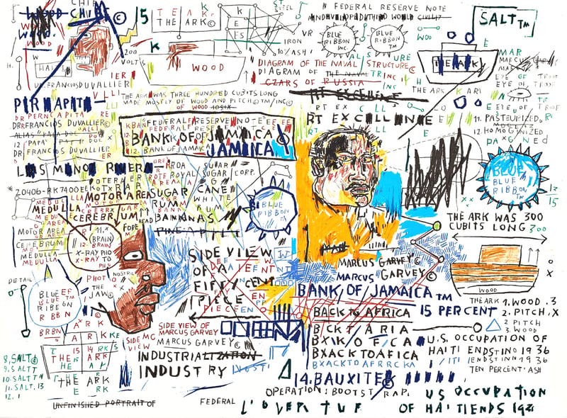 Jean-Michel Basquiat – 50 Cent Piece, 1982-83/2020 – Screen-print Jean-Michel Basquiat – 50 Cent Piece, 1982-83/2020 – Screen-print