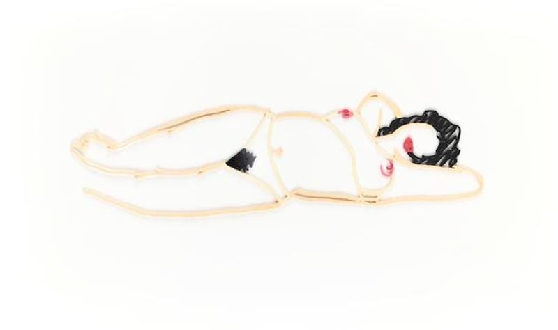 Tom Wesselmann – Hedy Sandpaper, 1985-90 – Mixed Media
