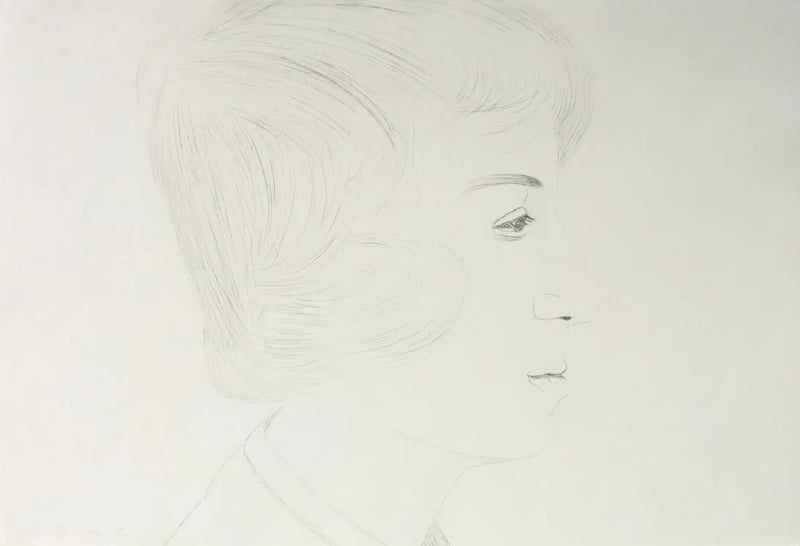 Alex Katz – Profile of Vincent, 1974 – Ets Alex Katz – Profile of Vincent, 1974 – Ets