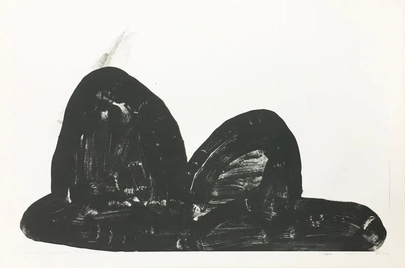 Joel Shapiro – Untitled 1980-1982 II, 1982 – Etching and Aquatint