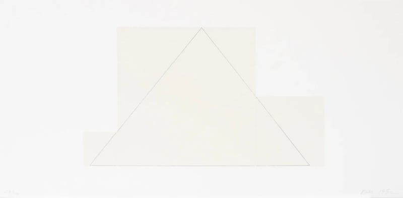 Robert Mangold – Untitled 2 ( from A Book of Silk Screen Prints), 1992 – Serigrafía Robert Mangold – Untitled 2 ( from A Book of Silk Screen Prints), 1992 – Serigrafía