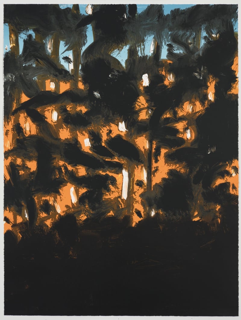 Alex Katz – Sunrise, 2021 – Mixed Media Alex Katz – Sunrise, 2021 – Mixed Media