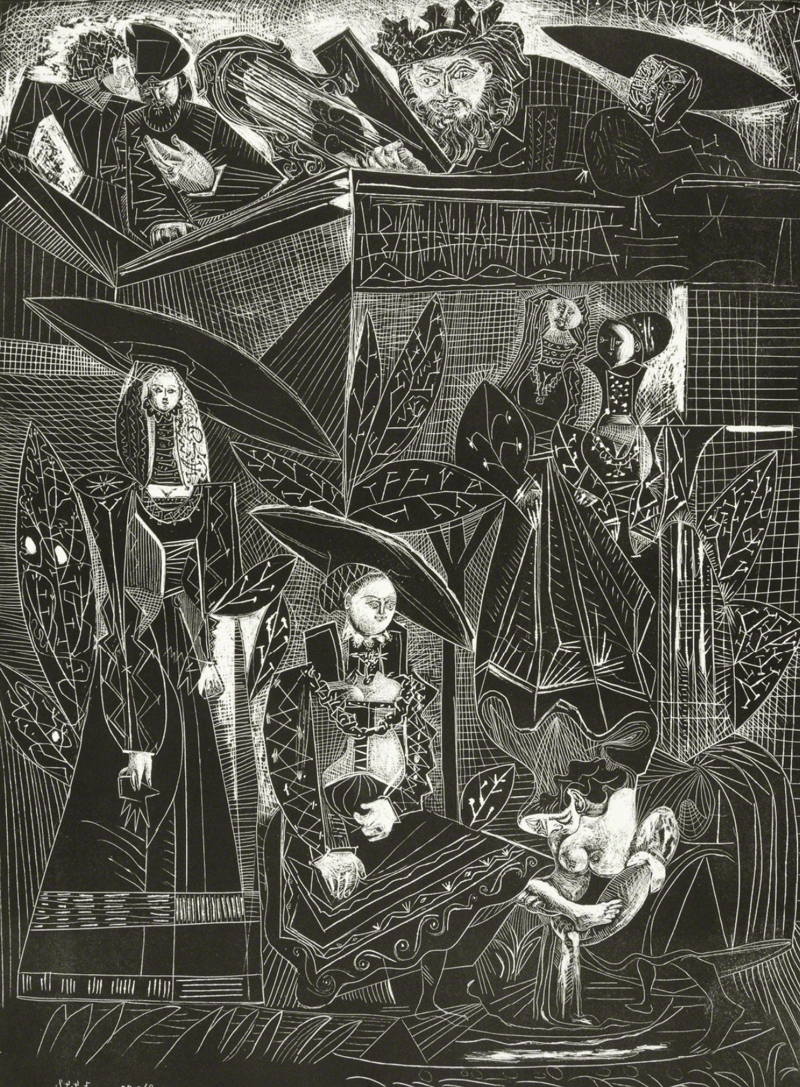Pablo Picasso – David Et Bethsabée, 1949 – Lithograph