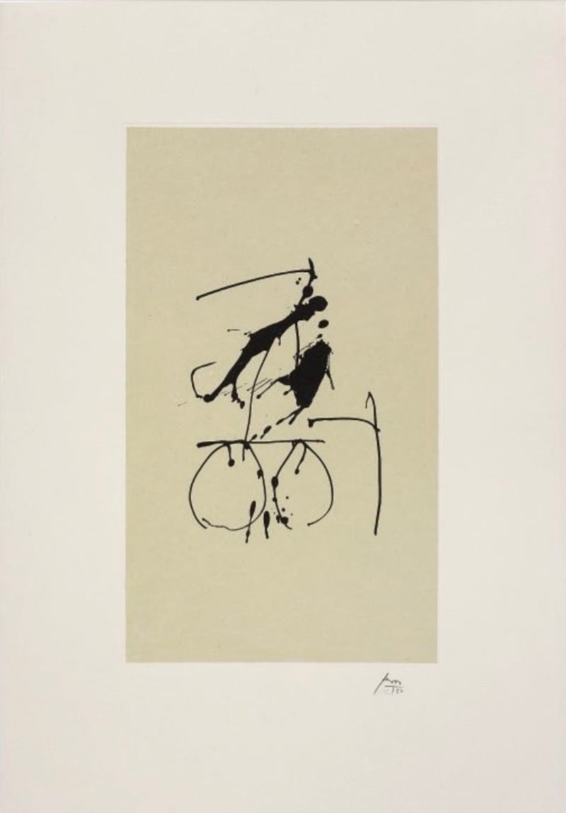 Robert Motherwell – Untitled B423 (from Octavio Paz suit), 1988 – Lithographie Robert Motherwell – Untitled B423 (from Octavio Paz suit), 1988 – Lithographie