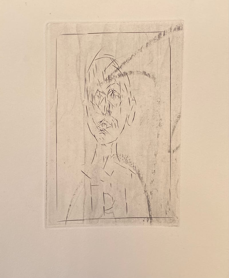 Giacometti, Alberto | Esquisse de tete de D sur socle, 1946-1947 — available on Composition Gallery