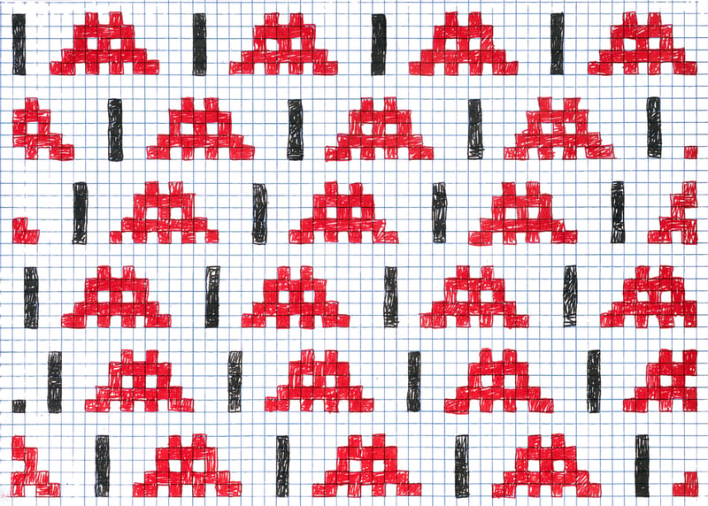 Invader – Homeworks, 2006 – Screen-print Invader – Homeworks, 2006 – Screen-print